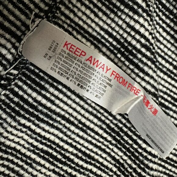 DAILY PRACTICE by ANTHROPOLOGIE Flounced Mini Dress in Black/White Spacedye - Picture 10 of 12